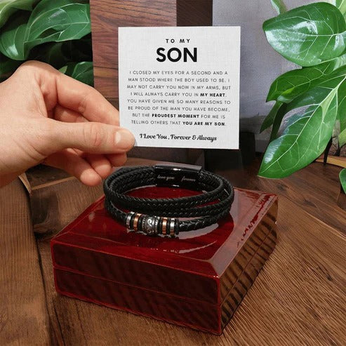 To My Son - Forever Love Bracelet